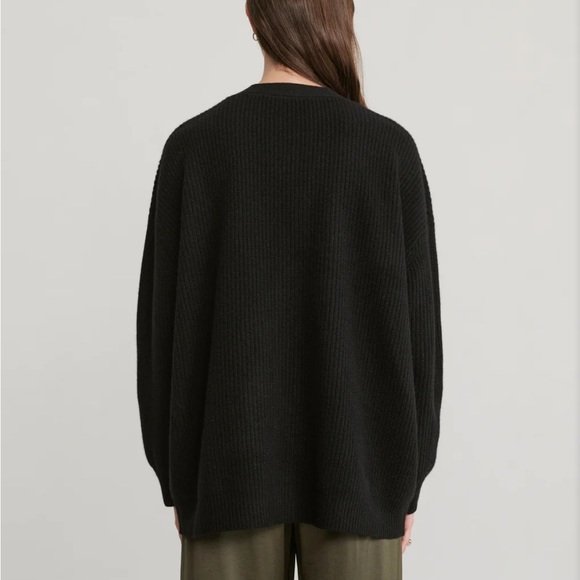 JENNI KAYNE Black Cashmere Cocoon Cardigan Size Extra Small - Picture 4 of 6